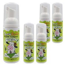 Snowbuddy 泡沫兒童牙膏薄荷, 45ml, 5個