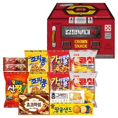 크라운 강철부대W 종합 과자선물세트, 1세트, 과자 8종