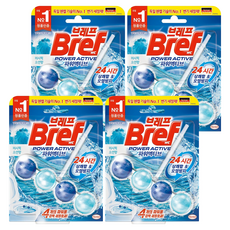 Bref 妙力 Power Active懸掛式馬桶清潔球 海洋香, 50g, 4盒