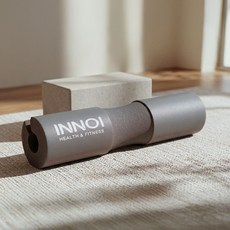 INNOI 貼合緩衝深蹲護墊 健身配件 1入 + 拉力帶 2入, 1個, 灰色