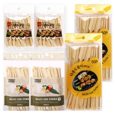 youhouse 附手柄竹串 大 100入 + 中 100入 + 小 100入, 1套