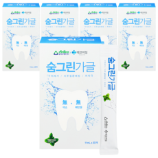 테코자임 숨그린가글 구강세정제 20p, 220ml, 5개