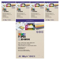 DOOSUNG PAPER 紙張 OA 花紋紙 彩色影印紙 米白色 180g R01, 75個, A4