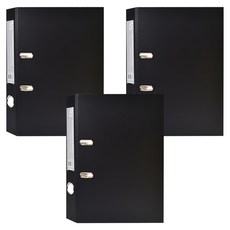 ECO Chungwoon 環保5公分厚夾板 A4活頁夾 黑色, 3本