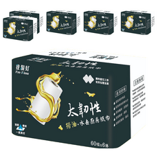 I'm Fine 我狠好 太韌性撈油水去廚房紙巾, 60張, 6捲, 6袋