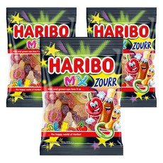 HARIBO 綜合酸軟糖, 160g, 3包