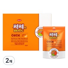 Hanmi 韓美藥品 TenTen Cece維他命C口嚼錠, 2個, 200g, 橙味