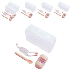 마메 소프트 렌즈 집게 흡착봉 세트, 핑크, 6개