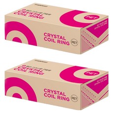 CopierLand 護樂美 3:1 PET線圈 1kg 51入, 2個, 黑色, 18mm