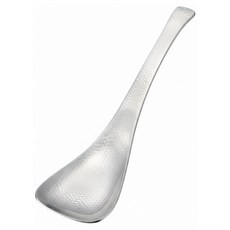 YOSHIKAWA 吉川 不鏽鋼鎚目紋湯勺 18-8不鏽鋼, 銀色, 1個
