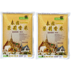 山水米 泰國茉莉香米 一等米, 2.2kg, 2包