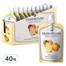프레벨롱 진한 배유자 주스, 80ml, 40개