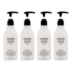 미구하라 모이스처라이징 바디 로션, 300ml, 4개