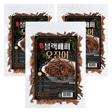 黑胡椒風味魷魚條, 180g, 3包