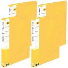 Heemang 透明文件夾 40頁, 4個, 黃色