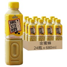 金蜜蜂 黑豆漿, 680ml, 24瓶