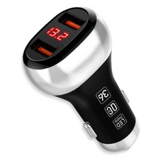 ATWO QC 3.0 車用多孔高速充電器, 黑色, AL0401