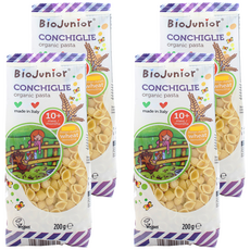 바이오주니어 유기농 콘킬리에 파스타, 200g, 4개
