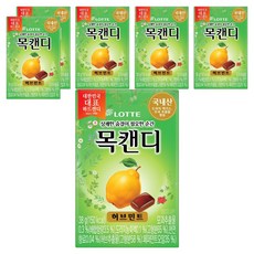 목캔디 허브민트, 38g, 6개