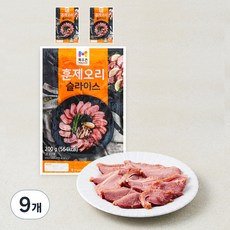 목우촌 훈제오리 슬라이스, 200g, 9개