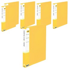 Heemang 透明文件夾 40頁, 6個, 黃色
