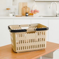 아이리스 하드프로 바스켓 HPB-OD37, 베이지, 1개