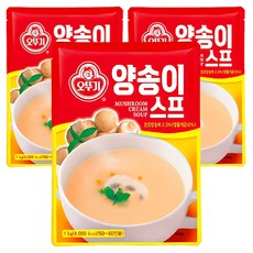 오뚜기 양송이 스프, 1kg, 3개