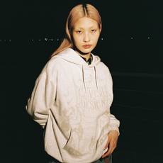 cavish 女款旗幟天使棉質連帽衫