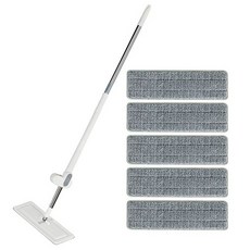 comet 平板拖把 + 超細纖維抹布 5條, 1組