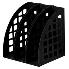 ABEL 力大牌 三合一雜誌盒組 300 x 250 x 100/93/86mm, 黑色, 1組