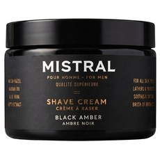 MISTRAL BODY 黑琥珀 刮鬍膏, 255g, 1個