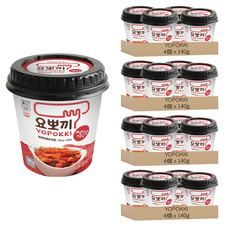 YOPOKKI 即食甜辣炒年糕杯, 140g, 16個