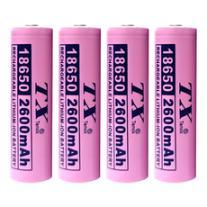 TX Tanox 特林 全新安全認證 18650 鋰充電池, 4入, 1組