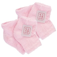 足部生活 油潤保濕襪 粉色, 2組, 1組