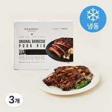 프레시지 워커힐 오리지널 바베큐 폭립 (냉동), 450g, 3개