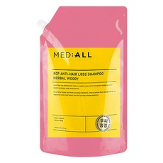 MED:ALL 頭皮護理強健髮根洗髮露 大容量補充包 木質調香, 1.6L, 1個