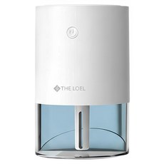 THE LOEL 加濕器 141 x 90 x 90mm 198g, HF-01, 七彩夜燈斜角 白色