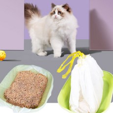 DING DONG PET 貓砂專用垃圾袋, 單色, 20枚