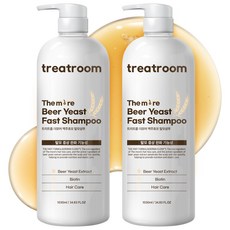 treatroom The More啤酒酵母健髮洗髮精 木質調香, 2瓶, 1.03L