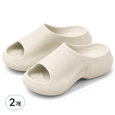 ARTJOY EVA 防滑舒適拖鞋, 象牙白, 2個