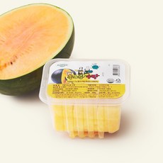 All바른농장 간편 속노랑 수박, 1개, 500g