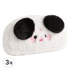 柔軟動物鉛筆盒, 黑白小狗款, 3個