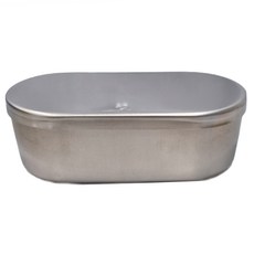 SHIMOYAMA 進口不銹鋼長橢圓罐 帶蓋 XPP 230ml, 1個