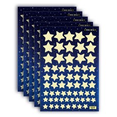 환타스틱스 야광별 스티커 NS-02 5p, 별이