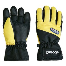 戶外用品 兒童魔鬼氈防水滑雪手套