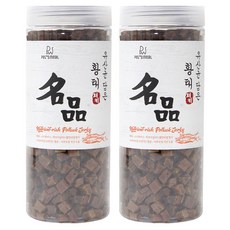펫클럽 강아지 펫츠밀 명품 유산균 담은 져키, 황태, 1kg, 2개