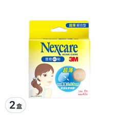 3M Nexcare 荳痘隱形貼 超薄綜合型 滅菌 TA048, 2盒