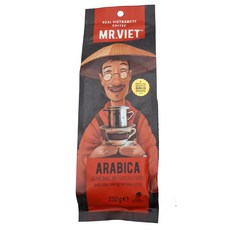 MR.VIET 阿拉比卡咖啡粉, 250g, 1包, 研磨咖啡