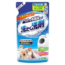 LION 獅王 寵物奈米樂洗潔劑 補充包 抗菌除菌柔軟精 除塵螨配方 清新綠草花香, 320g, 1包