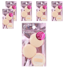 台灣 COSMOS 粉餅專用粉撲 P28 3入, 隨機, 6包